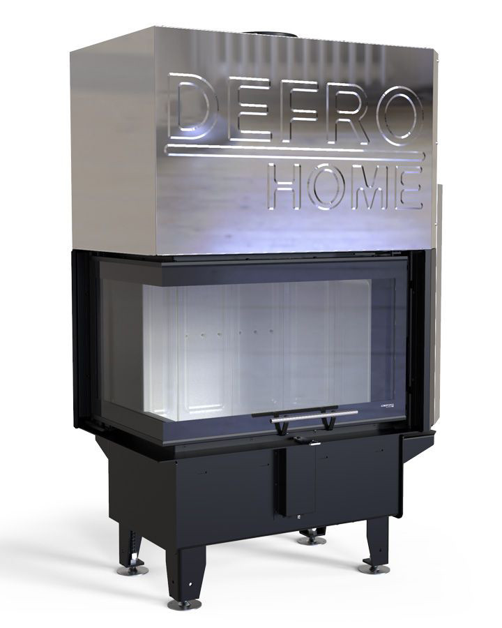 Камінна топка з водяним контуром DEFRO HOME RIVA SM BL G SHORT Гільйотина