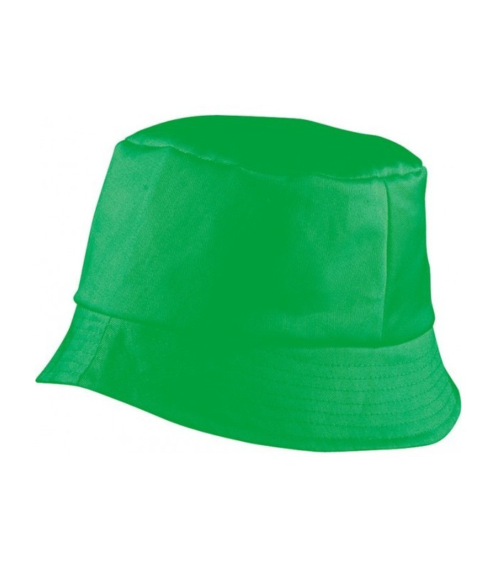 Панама однотонна зелена бавовна 006-47, фото 1