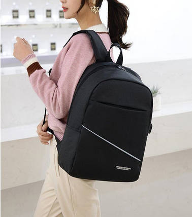 Великий унісекс рюкзак оригінального дизайну з USB, фото 1