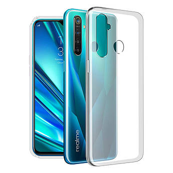 Ультратонкий чохол для Realme 5 /6і прозорий