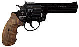 Револьвер флобера ZBROIA PROFI-4.5" (чорний / дерево), фото 2