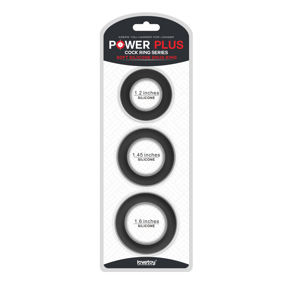 Силіконові кільця Power Plus Soft Silicone Snug Ring