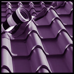 Фінська Металочерепиця ⁇ Ruukki Armorium ⁇ RR 779 ⁇ 0,5 мм ⁇ Pural Matt BT ⁇