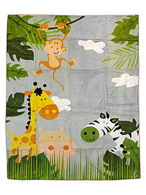 Плед дитячий із мікрофібри "Джунглі" (127х152)