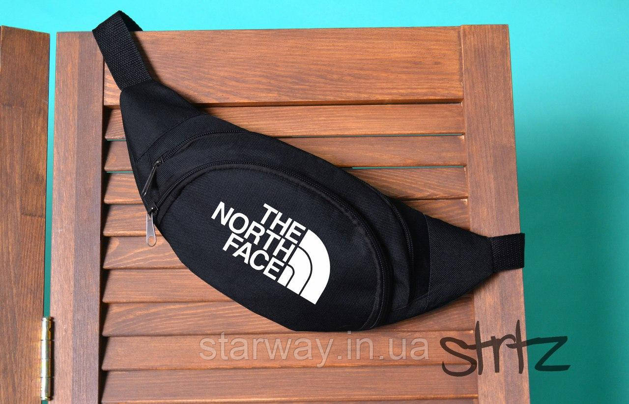 Бананка The North Face логотип принт