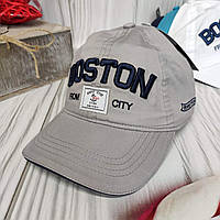 Сіра дитяча кепка бейсболка для хлопчика (52-54р)