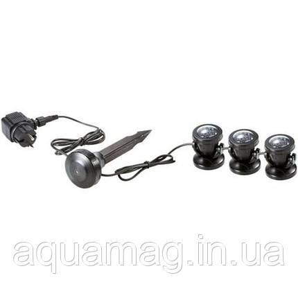 AquaKing LED-03 підсвітка, світильник для ставка, фонтана, водоспаду, водойми, каскаду, озера, саду, фото 1