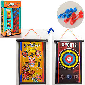 Дартс ігрове поле 49-29 см MR 0308 дротики на липучці 6 шт.