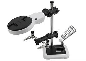 Третя Рука для пайки MG 16129 AC, держак для плати, підставка для пяльника