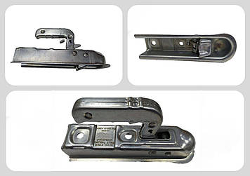 Зчіпний замок причепа  на дишло квадратне 40 мм