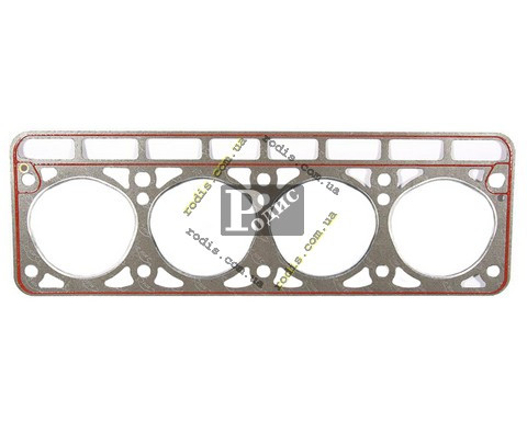 Прокладка ГБЦ ГАЗ 24 "універсальні" дв. ЗМЗ 402, (2410, 3102, 31029, 3110, 2705, 2752, 3302, 2217, 3221) безасистова з червоним герметиком "БЦМ"