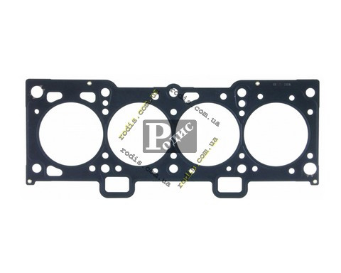 Прокладка ГБЦ ВАЗ 2190 дв. 1,6 л 8 кл., метал. з чорним герметиком, суцільне покриття "БЦМ"