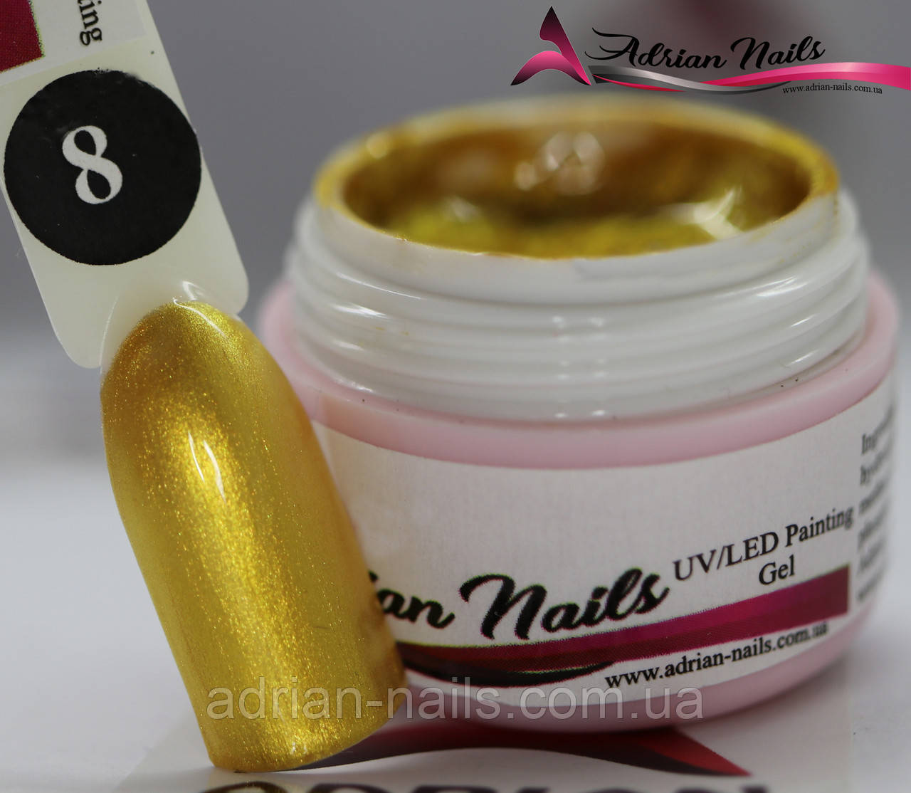 Гель-фарба золото #8 (5 г), фото 1