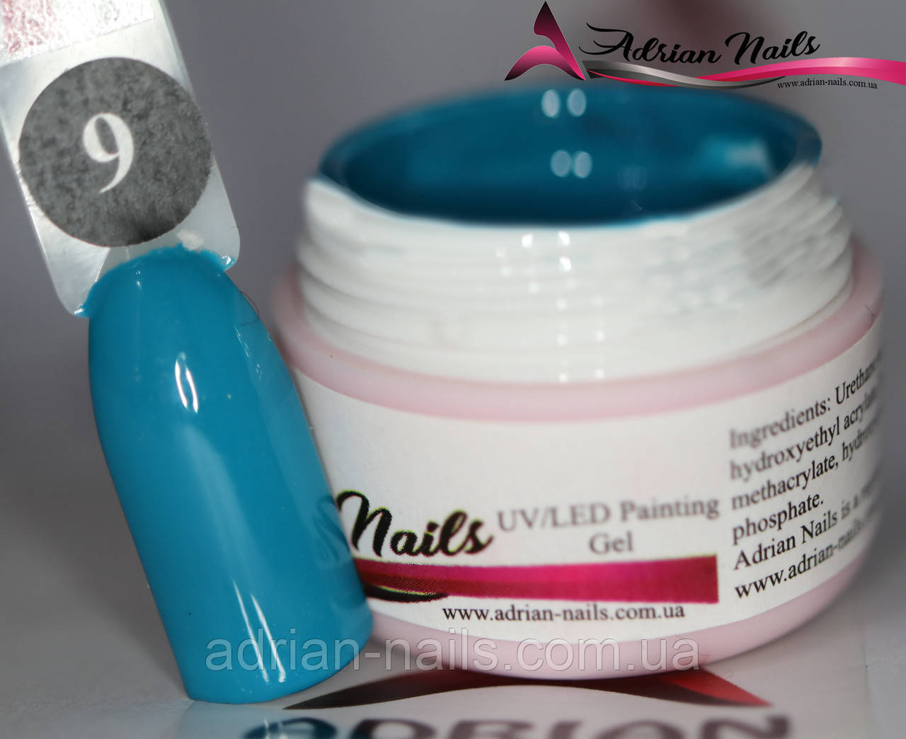 Гель-фарба морська хвиля #9 (5 г), фото 1