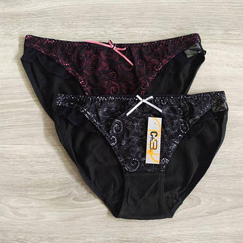 Труси жіночі бавовна мереживо бікіні Фантазія Трусики жіночі