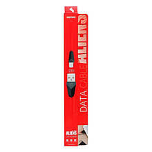 USB Cable Remax (OR) Aliens RC-30i iPhone 5/6 Red/Black 1m (5-067)