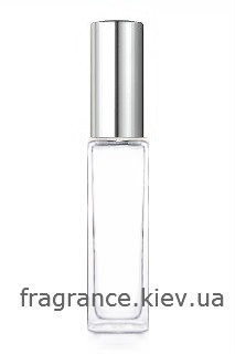 Прозорий флакон Делавер 8 мл з металевим спреєм срібло (дублікат), фото 1