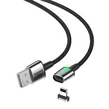USB Cable Baseus Zinc Fabric Magnetic Lightning (CALXC-B01) Black 2m