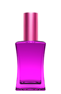 Рожевий флакон для парфумерії імідж 50 мл із металевим спреєм рожевим, фото 1