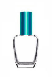 Прозорий флакон Гойя 50 мл зі спреєм бірюзового кольору