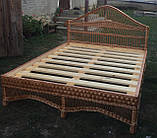 Ліжко з лози No1 (2х1,6 м.), фото 3