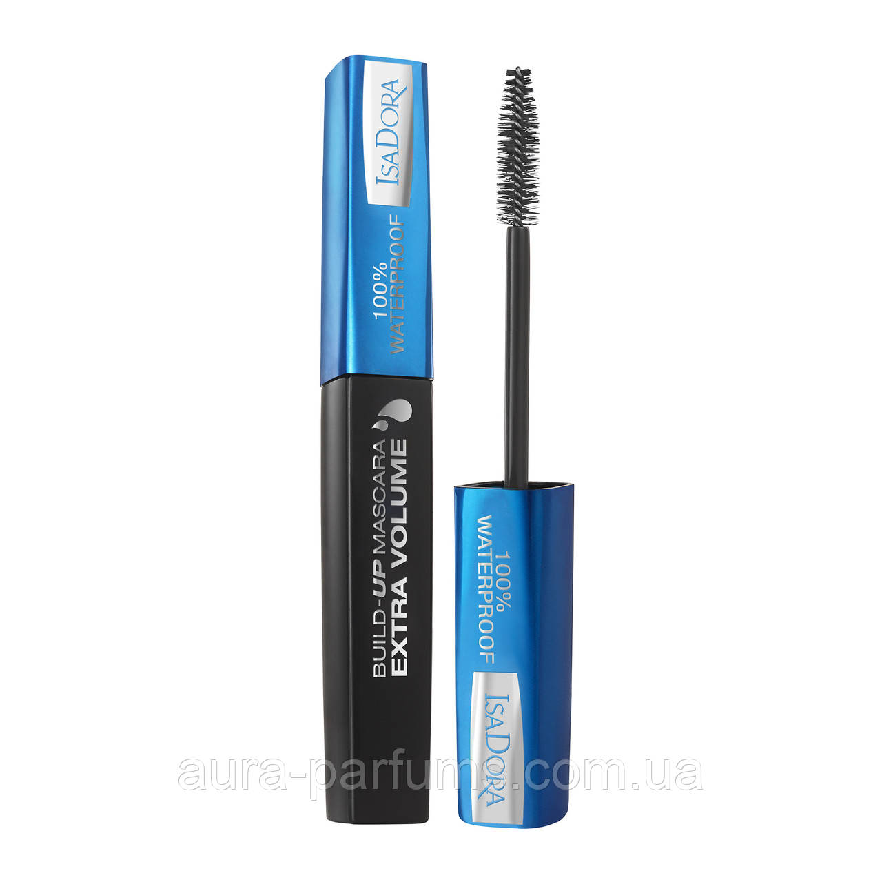Водостійка туш для вій IsaDora Build-up Mascara Extra Volume 100% Waterproof