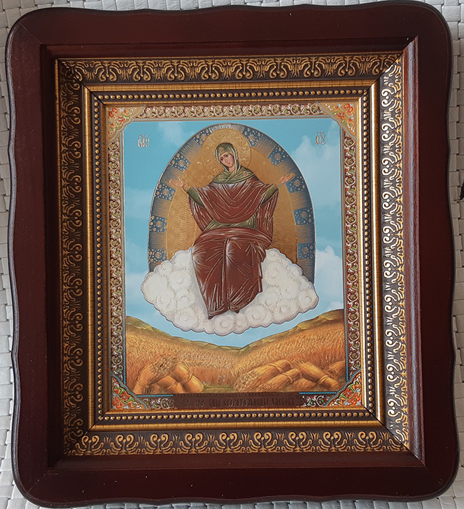 Ікона Божої Матері "Спорительниця хлібів" для будинку 23*26cm