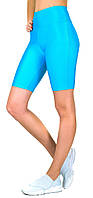 Жіночі велосипедки для фітнесу, велошорти з бефлексу для спорту Valeri 2004.1 бірюза
