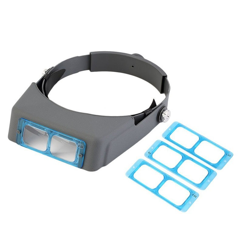Лупа бінокулярна Magnifier скляні лінзи