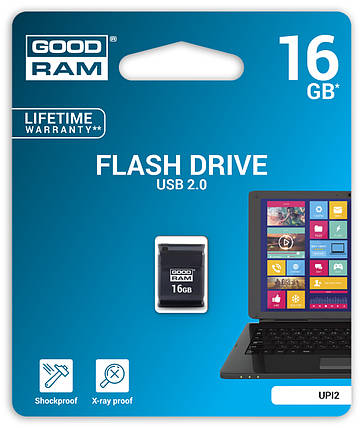 Флешка USB 16GB GoodRam UPI2 Piccolo Black (UPI2-0160K0R11), фото 3