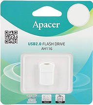 Флешка USB 16GB Apacer AH116 White (AP16GAH116W-1), фото 4