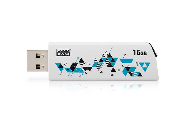 Флешка USB 16GB GoodRam UCL2 (Cl!ck) White (UCL2-0160W0R11), фото 2
