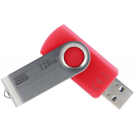 Флешка USB 3.0 128GB GoodRam UTS3 (Twister) Red (UTS3-1280R0R11), фото 3