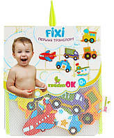 Іграшки для купання на присосках Перший транспорт (комплект 6 шт) для гри малюків у ванній