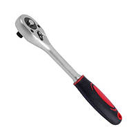 Ручка з храповим механізмом на 24 зуби 1/4'', Cr-v INTERTOOL HT-2104