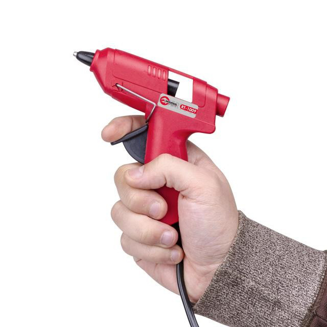 Клейовий пістолет 10 Вт, 230 В, під стрижні 7-8 мм, 6-10 г/хв. INTERTOOL RT-1009, фото 1