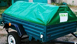 Тент ПВХ Єврофура на легковий причіп ПГА-1 1.80 м х 1.30 м