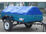 Тент ПВХ Єврофура на легковий причіп ПГА-1 1.80 м х 1.30 м, фото 2