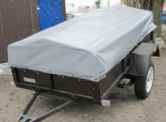 Тент сумончо-рюкзачний Oxford на легковий причіп Одіссей 1,91 х 1,25, фото 1