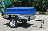 Тент ПВХ Еврофура на легковой прицеп "Лев- 16" 1.60 х1.30