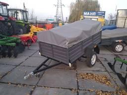 Тент сумо-рюкзачний Oxford на легковий причіп Чемпіон 2,10 х 1,25, фото 1