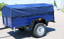 Тент сумково-рюкзачний Oxford на легковий причіп Бобер 2.00 х 1.20