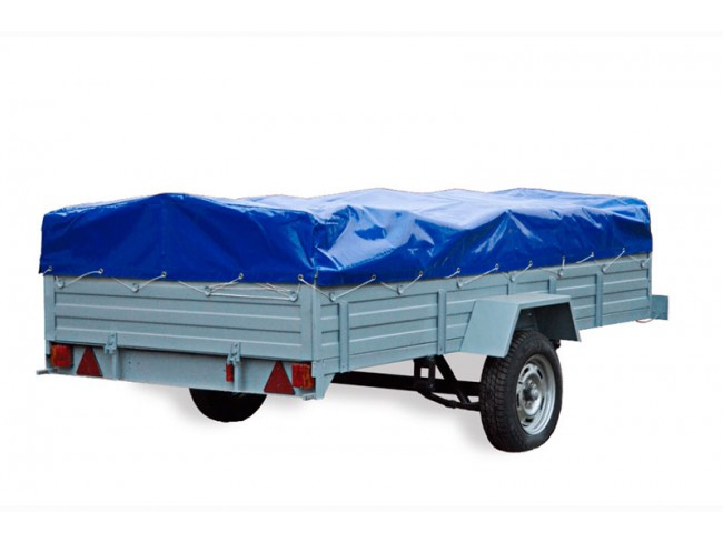 Тент ПВХ Єврофура на легковий причіп АМС 2,50 х 1,50, фото 1
