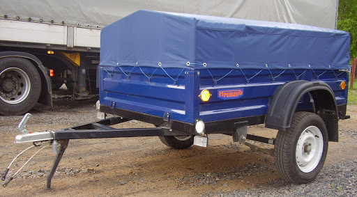 Тент ПВХ Єврофура на легковий причіп КрКЗ-100 1,90 х 1,30, фото 1