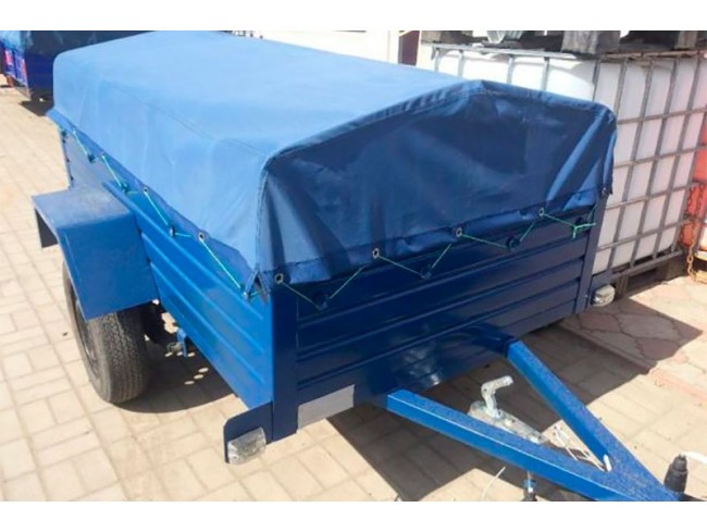 Тент баннерний ПВХна легковий причіп Кама-500 2.00 х 1,20, фото 1