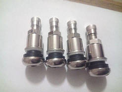 Хромований вентиль на безкамерну шину металевий Continental