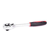 Ручка з храповим механізмом на 24 зуби 1/2", Cr-v INTERTOOL HT-2106