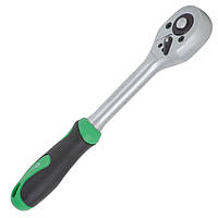 Ручка з храповим механізмом на 72 зуби 3/8", Cr-v. INTERTOOL HT-2125