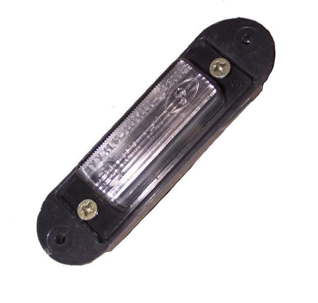 Підсвітка номера (ліхтар) без лампи біла, фото 1