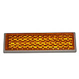 Жовтогарячий світловідбивач С2 на крило легкового причепа, фото 2